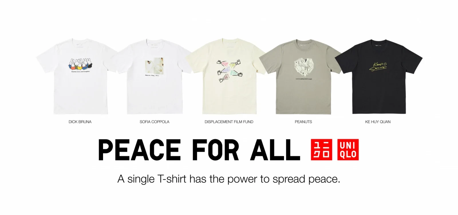 Cùng Uniqlo “đem hòa bình đến thế giới” qua BST Peace for All