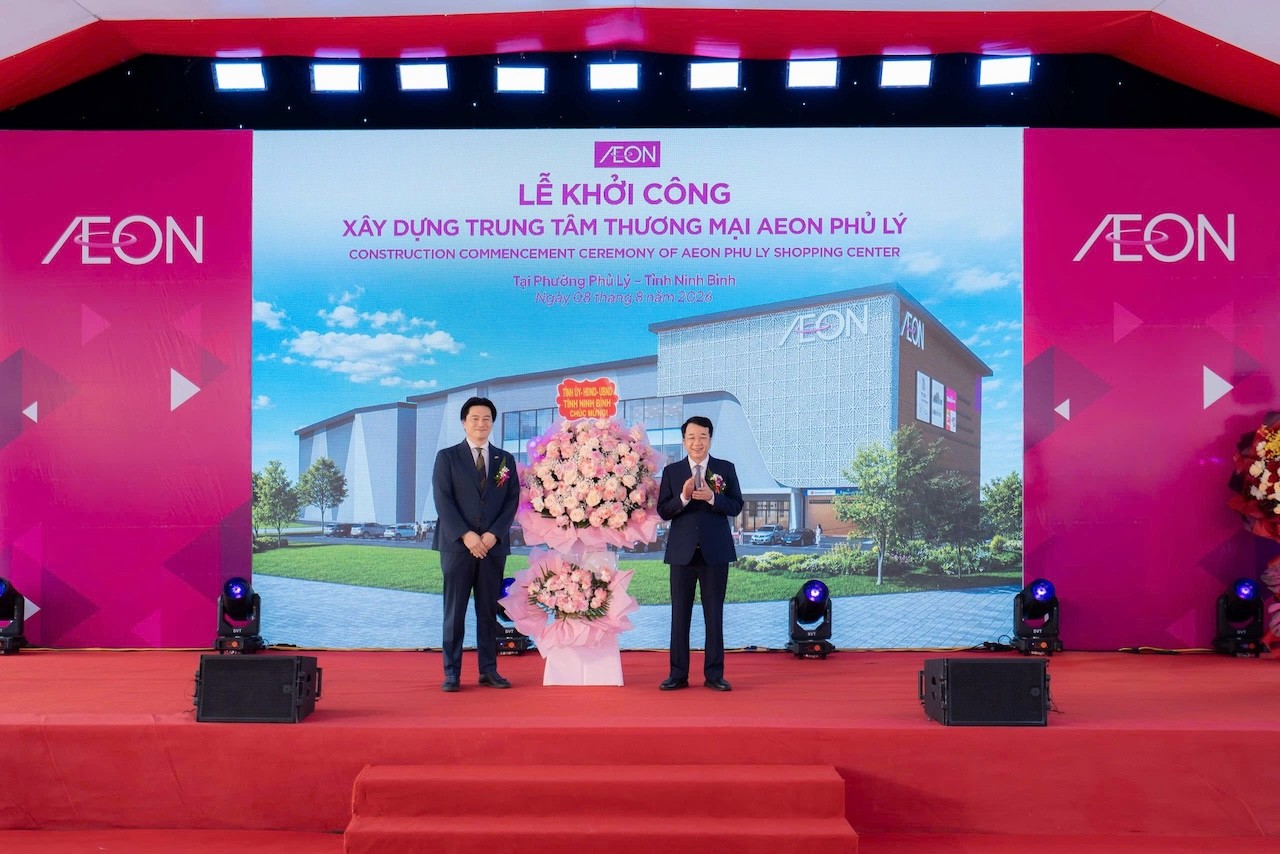 AEON Phủ Lý chính thức khởi công: Mong muốn đồng hành phát triển cùng địa phương