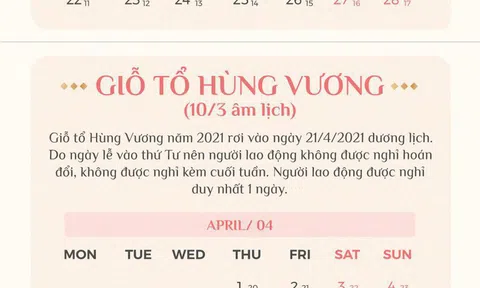 19 ngày nghỉ lễ, Tết năm 2021 VietnamNet