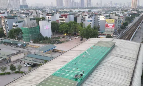'Vá' lỗ thủng ga tàu điện Cát Linh - Hà Đông