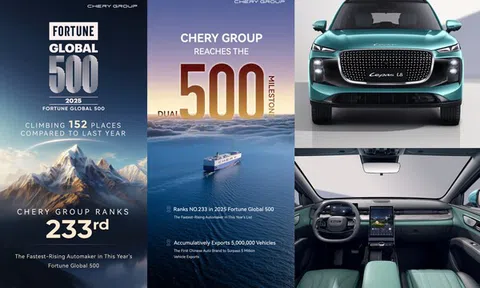 Chery Group trở thành hãng xe có tốc độ thăng hạng nhanh nhất trong Fortune Global 500, thúc đẩy mạnh mẽ sự phát triển toàn cầu của LEPAS