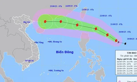 Bão Ragasa rất mạnh, có thể đạt cấp 15-16, giật trên cấp 17