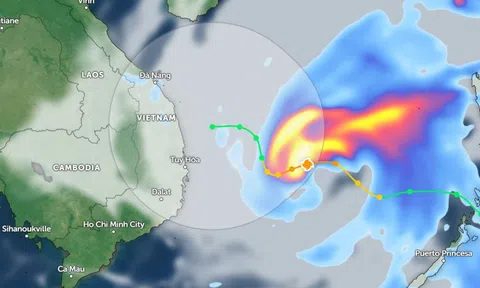 Bốn hình thái thời tiết 'ghìm' đường đi của bão số 15 Koto