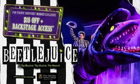 Tập đoàn Khách sạn Pan Pacific được chỉ định là Đối tác Khách sạn chính thức cho buổi công diễn tại Singapore của vở nhạc kịch Broadway Beetlejuice The Musical