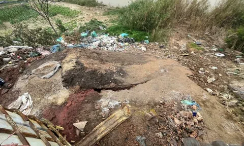 Hai xưởng phân kim xả hơn 6,7 tấn chất thải nguy hại ra sông Đuống