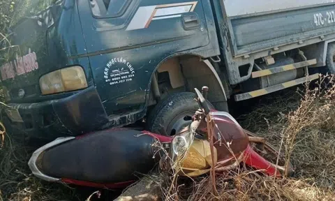 Xe tải trôi tự do, đè trúng hai mẹ con