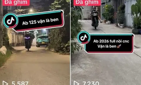 Bốc đầu xe máy trong khu dân cư để quảng bá tiệm sửa xe ở TP.HCM