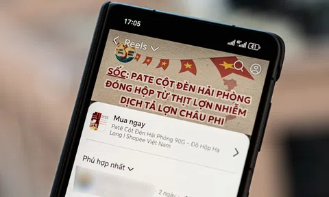 Trên làm nội dung bóc phốt, phía dưới kêu gọi 'mua ngay' Pate cột đèn