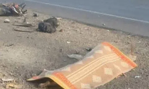 Xe container va chạm xe tải và gắn máy, 3 người chết