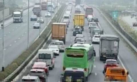 Lưu lượng phương tiện trên tuyến cao tốc Pháp Vân - Cầu Giẽ tăng cao