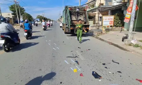 Tông vào đuôi xe rác lúc rạng sáng, nam thanh niên 22 tuổi tử vong