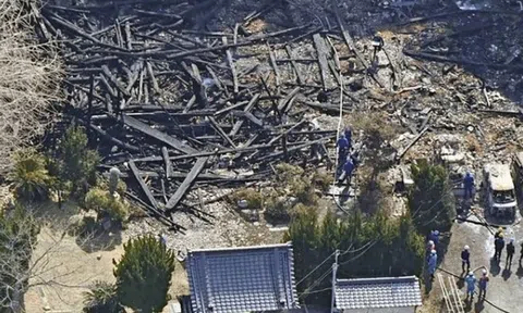 Cháy lớn tại đền thờ ở Nhật Bản, 5 người tử vong