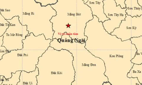 Liên tiếp xảy ra 6 trận động đất tại xã Măng Đen