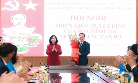 Ông Nguyễn Anh Tuấn giữ chức Bí thư Đảng ủy Tổng Liên đoàn Lao động Việt Nam