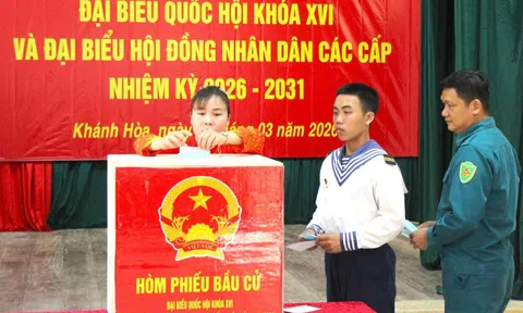 20 điểm bầu cử tại Trường Sa hoàn thành bầu cử sớm