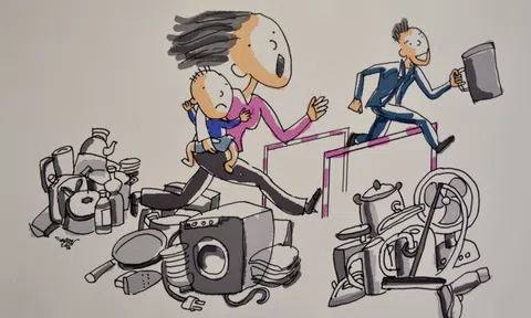 Mỗi dịp 8-3, mạng xã hội rộn ràng ảnh các ông chồng vào bếp, và sau đó là...