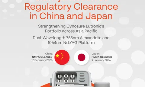 Cynosure Lutronic củng cố vị thế tại khu vực APAC -- khu vực tăng trưởng nhanh nhất thế giới về thiết bị thẩm mỹ y khoa, với việc Clarity II™ được phê duyệt pháp lý tại Trung Quốc và Nhật Bản, tháng 2 năm 2026