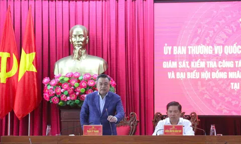 Chủ nhiệm Ủy ban Kiểm tra Trung ương Trần Sỹ Thanh kiểm tra công tác chuẩn bị bầu cử tại Đắk Lắk