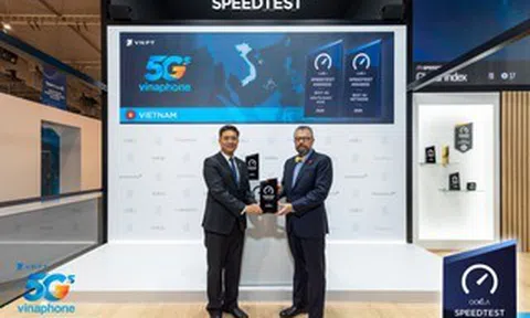 VinaPhone được Ookla chứng nhận là nhà mạng 5G tốt nhất tại Việt Nam và khu vực Đông Nam Á