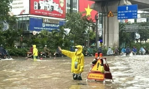 Hà Nội phân luồng một số tuyến đường phục vụ thi công dự án chống ngập