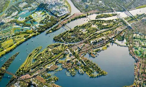 Tạm dừng cấp phép xây dựng trong ranh giới dự án Trục đại lộ cảnh quan sông Hồng