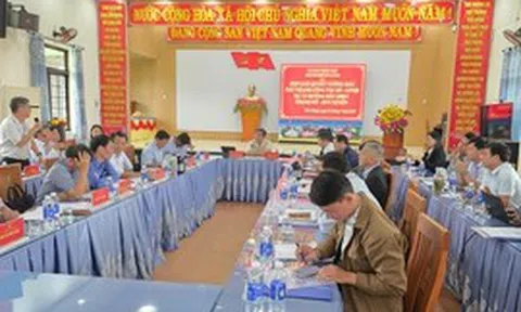 Chốt tiến độ giải phóng mặt bằng dự án đường dây 220 kV Thạnh Mỹ - Duy Xuyên