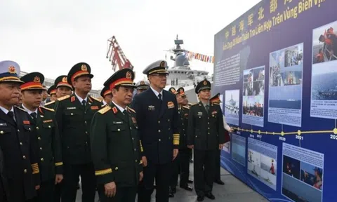 Hải quân Việt - Trung bắt đầu tuần tra liên hợp trên Vịnh Bắc Bộ