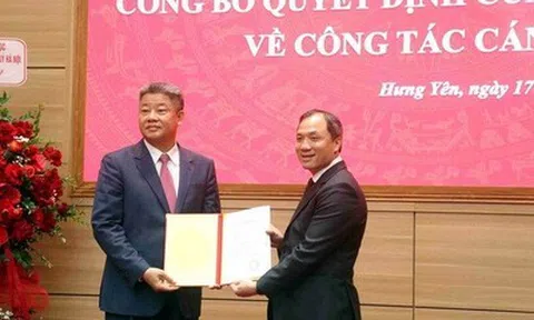 Điều động ông Nguyễn Mạnh Quyền làm Phó Bí thư Tỉnh ủy Hưng Yên