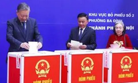 Tổng Bí thư Tô Lâm và các Ủy viên Bộ Chính trị, Ban Bí thư trúng cử đại biểu Quốc hội khóa XVI