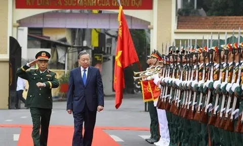 Tổng Bí thư dự Lễ kỷ niệm 80 năm Ngày thành lập Binh chủng Công binh