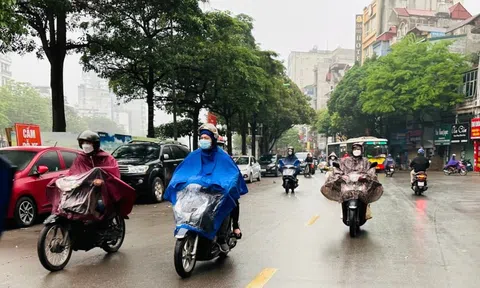 Miền Bắc tiếp tục mưa nhỏ lất phất