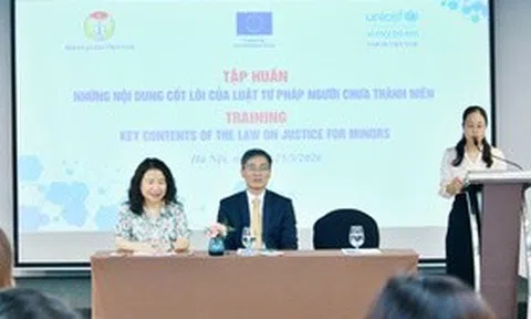 Hội Luật gia Việt Nam thúc đẩy tiếp cận nhân văn của Luật Tư pháp người chưa thành niên