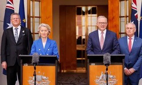 EU và Australia đạt thỏa thuận thương mại, phương Tây giảm phụ thuộc rủi ro từ Mỹ