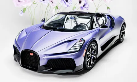Siêu xe Bugatti W16 Mistral Caroline lấy cảm hứng từ hoa oải hương