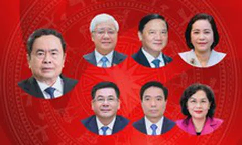 1 ủy viên Bộ Chính trị, 5 ủy viên Trung ương Đảng được bầu làm phó chủ tịch Quốc hội
