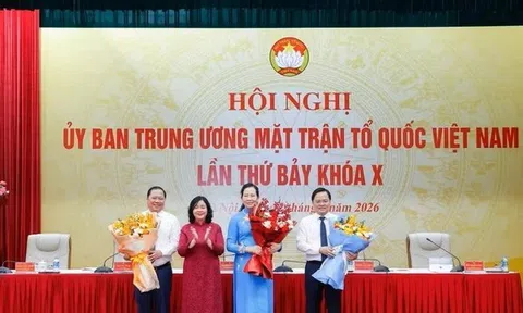 Ủy ban Trung ương Mặt trận Tổ quốc Việt Nam có ba Phó chủ tịch mới