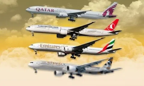 Thế giới 'nín thở' theo dõi máy bay lượn vòng vô tận ở Trung Đông