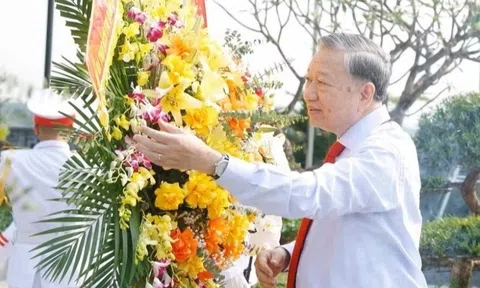 Tổng Bí thư, Chủ tịch nước dâng hương Tổng Bí thư Hà Huy Tập