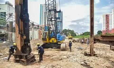 Gói thầu cải tạo rạch Xuyên Tâm 'đứng hình' đã khoan được mũi cọc đầu tiên