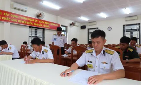 Trung đoàn 251 Vùng 2 Hải quân kiểm tra, đánh giá năng lực quân nhân chuyên nghiệp