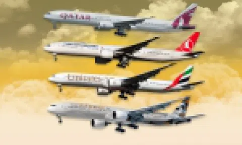 Thế giới 'nín thở' theo dõi máy bay lượn vòng vô tận ở Trung Đông