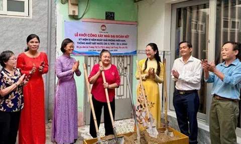 Phường Linh Xuân khởi công xây dựng nhà Đại đoàn kết