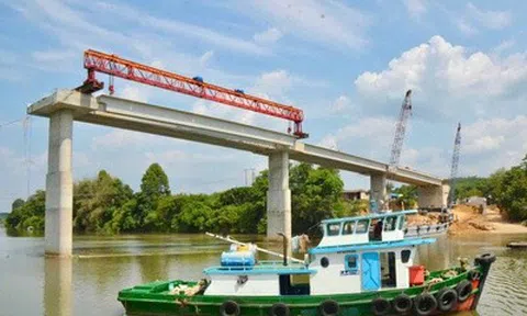 Vươn nhịp nối đôi bờ sông Đồng Nai, đại công trường cầu Hiếu Liêm chạy đua với thời gian