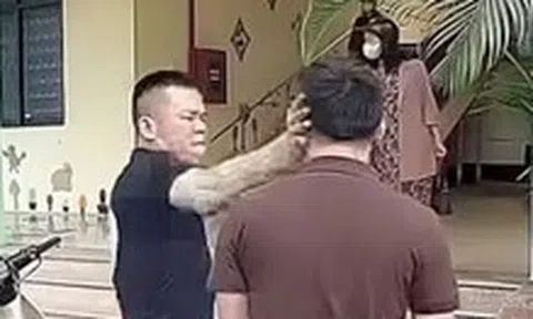Công an triệu tập người tát tài xế ở trường mầm non, thách 'bố mày chửi thì làm sao'
