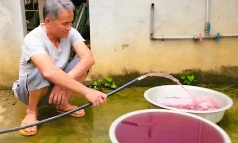 Tin mới vụ nước giếng màu tím ở Thanh Hóa