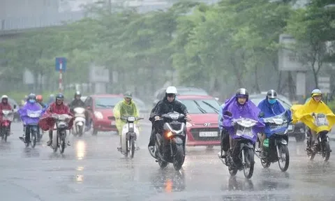 Miền Bắc mưa to diện rộng từ đêm nay