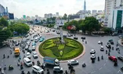 Vòng xoay Điện Biên Phủ ở TP.HCM trước khi điều chỉnh giao thông từ 23-5