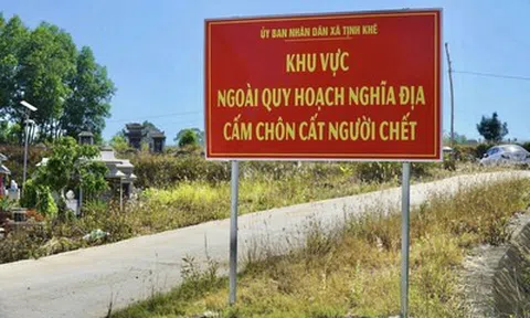 Xem xét xử lý việc “phân lô bán mộ” trên đất nông nghiệp ở Quảng Ngãi