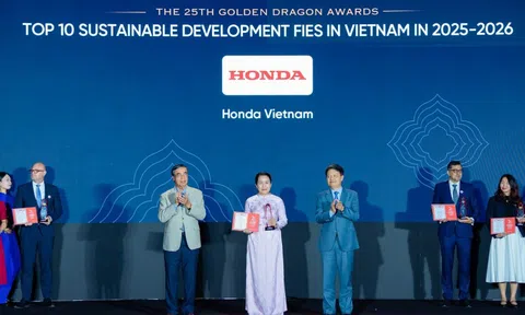 Honda Việt Nam nhận giải thưởng Rồng Vàng năm 2026