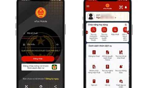 Cách xác thực sinh trắc học khi đăng ký sử dụng hóa đơn điện tử trên eTax Mobile